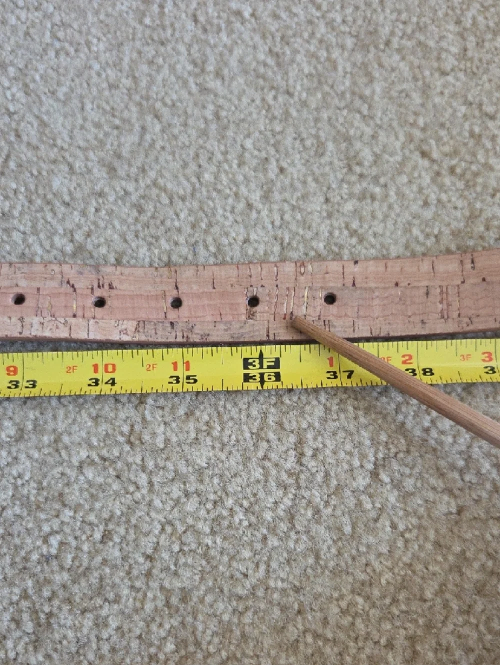 J.Crew Tan Leather Belt Gold Buckle 1” Wide Size L Classic Capsule Minimalist - Picture 9 of 16